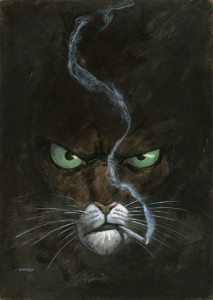 Affiche Blacksad avec cigarette