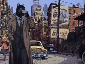 Affiche de Blacksad à New-York